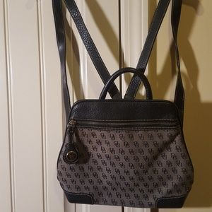 Black Dooney & Bourke backpack purse